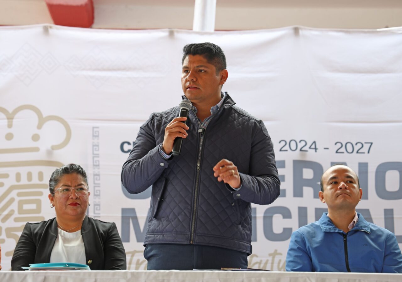 Anuncia Omar Muñoz seguro de vida para elementos de la SSCyPC de Cuautlancingo