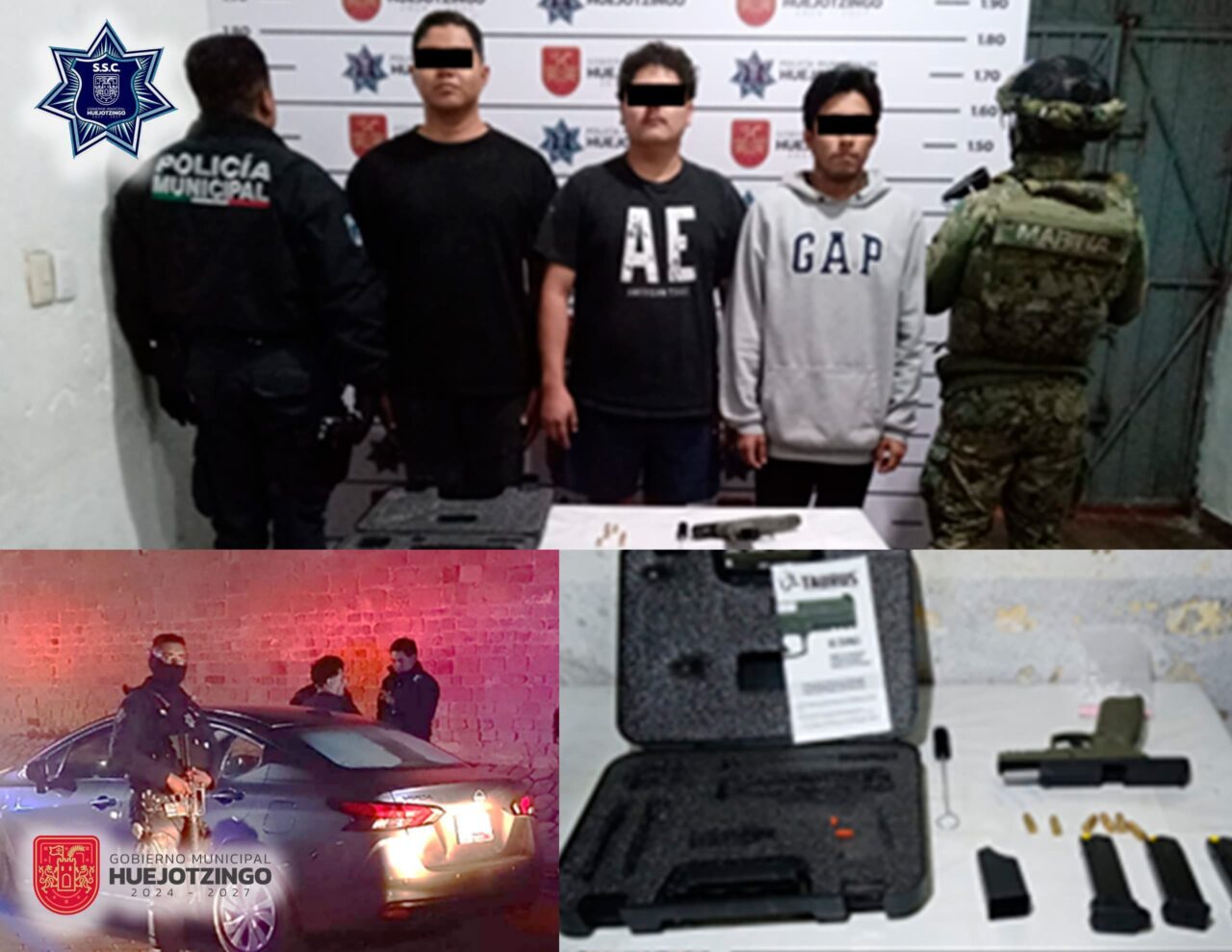 Instrumenta SSC operativos exitosos en Huejotzingo
