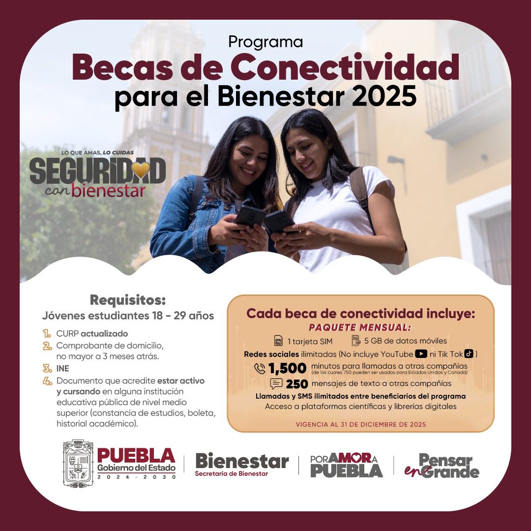 Inicia registro para Becas de Conectividad 2025
