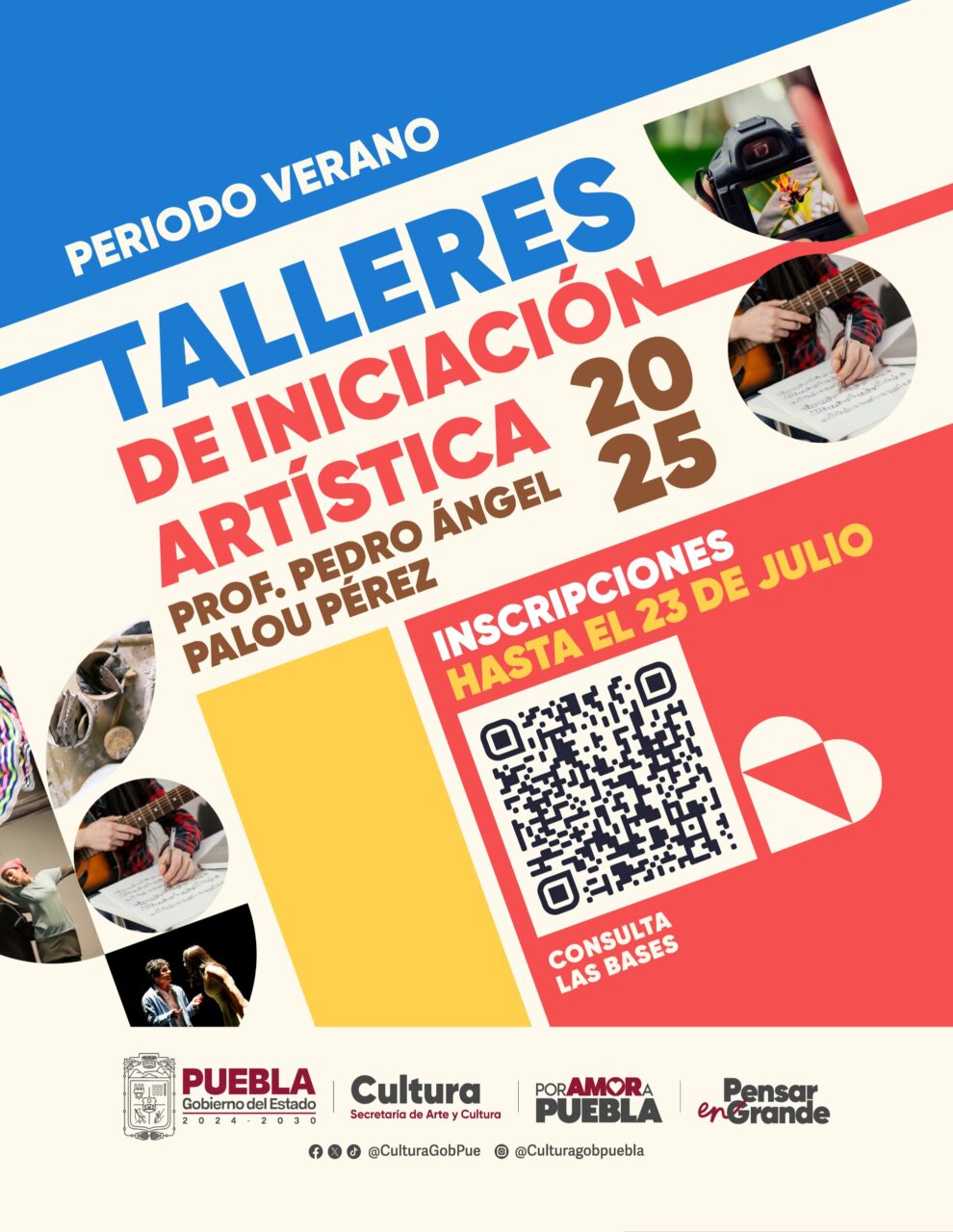 Arte y Cultura anuncia talleres de verano para diferentes edades