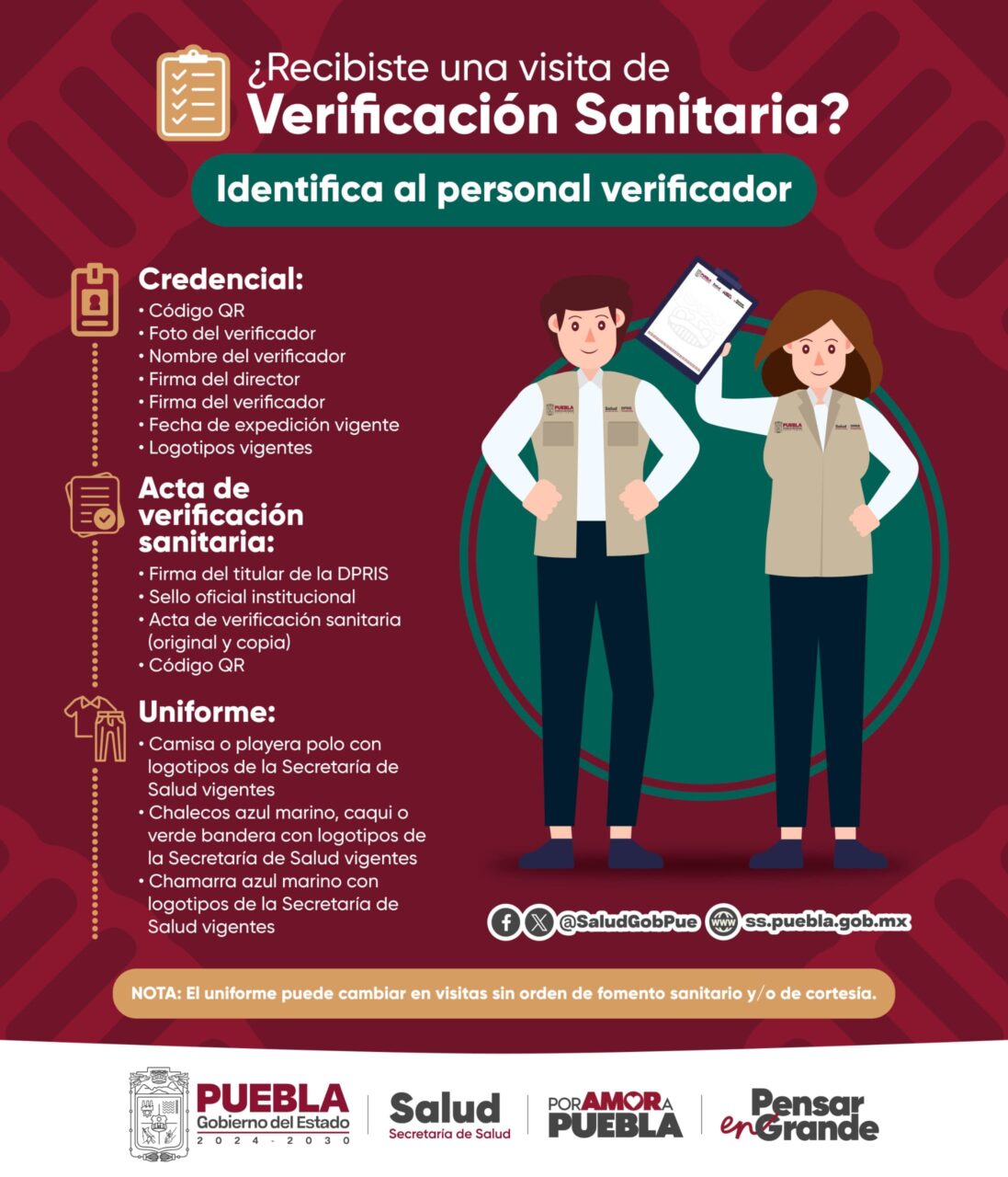 Emite Salud alerta por fraudes de falsos verificadores sanitarios