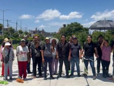 Delegados de Deporte y Juventud participan en faena comunitaria en Aparicio