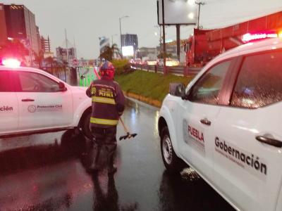 Por seguridad de las familias, atiende Protección Civil incidentes generados por lluvias