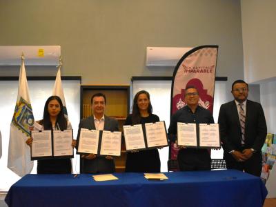 Establecen alianza Conalep Puebla e IMACP para seguridad con bienestar del alumnado