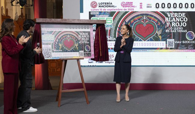 México se escribe con M de migrante: Sorteo de la Lotería Nacional del 15 de septiembre apoyará a mexicanos en EUA