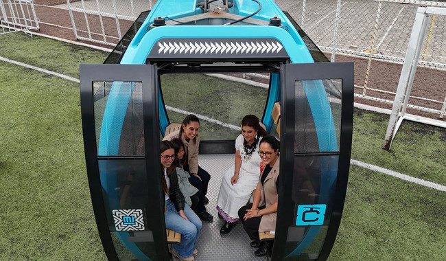 Presidenta Claudia Sheinbaum y Jefa de Gobierno Clara Brugada presentan línea 4 de Cablebús Tlalpan-Coyoacán, la más larga del mundo