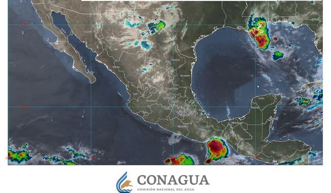 Se pronostican lluvias muy fuertes para 10 estados de la República Mexicana