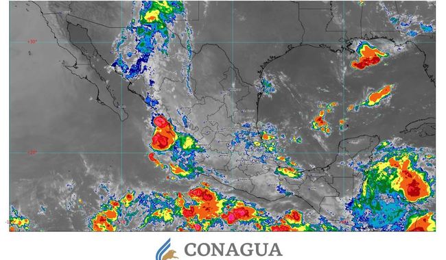 Se pronostican lluvias intensas para regiones de Veracruz, Oaxaca y Chiapas
