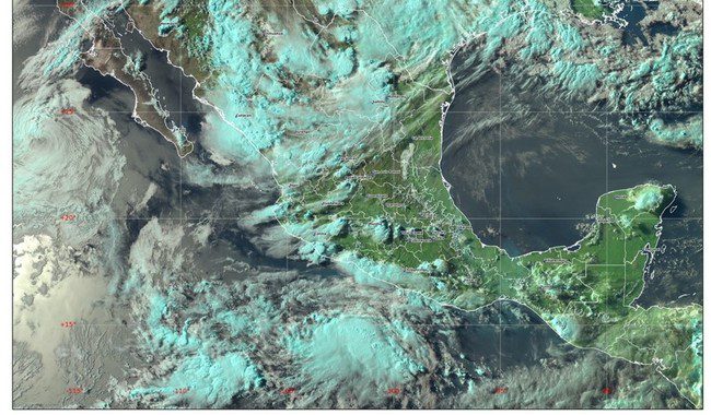 Para esta noche se prevén lluvias intensas en Sinaloa, y muy fuertes en Chihuahua, Durango y Nayarit