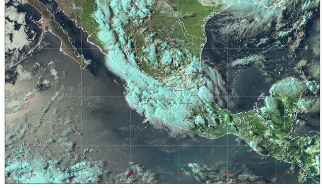 Para esta noche se prevén lluvias intensas en regiones del occidente de México