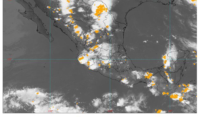 Se prevén lluvias muy fuertes para esta noche en Chihuahua, Durango, Coahuila, Veracruz, Oaxaca y Chiapas