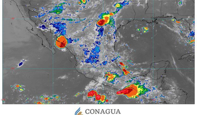 Se prevén lluvias intensas en Sinaloa, Durango y Chihuahua