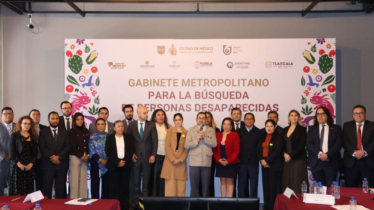 Participa la FGE de Puebla en Sesión del Gabinete Metropolitano para la Búsqueda de Personas Desaparecidas en la Ciudad de México, destaca avances del Programa de Identificación Humana 