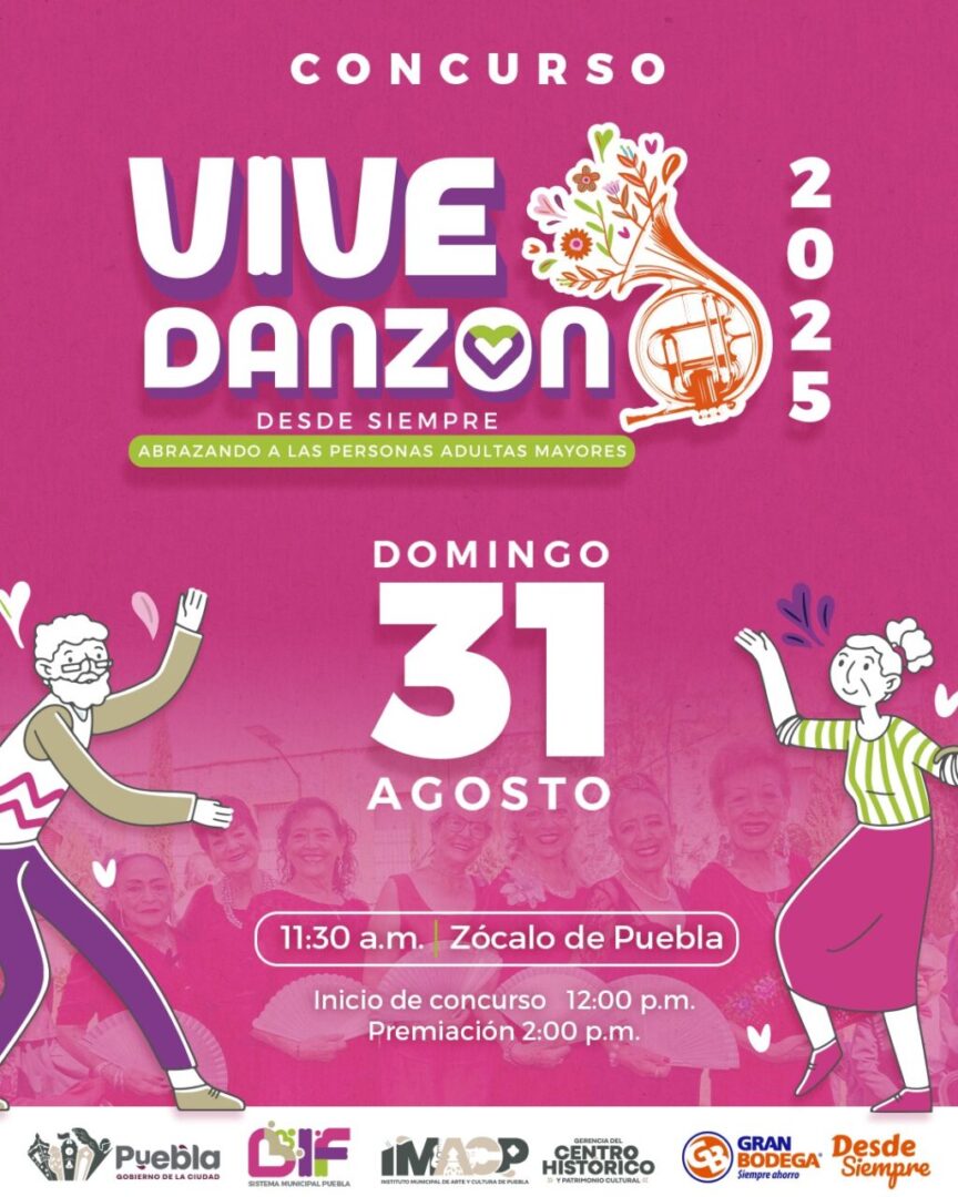 Invita SMDIF a personas adultas mayores a participar en el primer “Vive Danzón 2025”