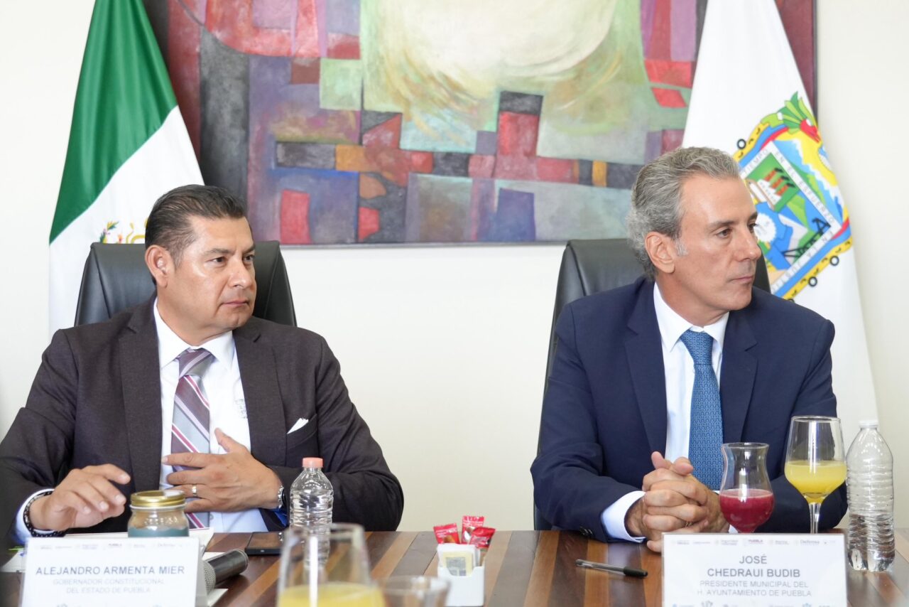 Refuerza Pepe Chedraui acciones para garantizar la seguridad en Puebla capital