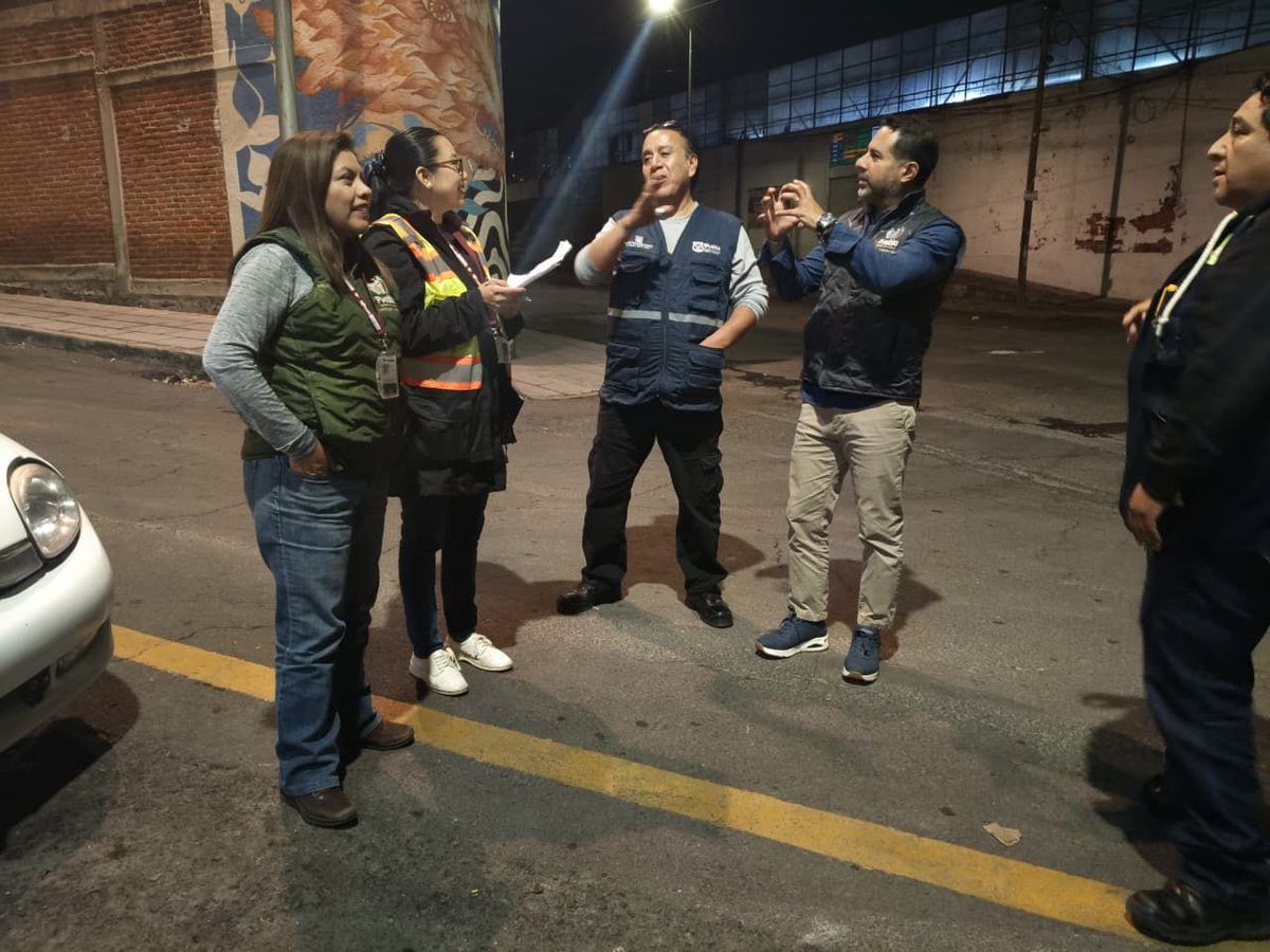Realiza Contraloría Municipal supervisión nocturna de nuevas luminarias