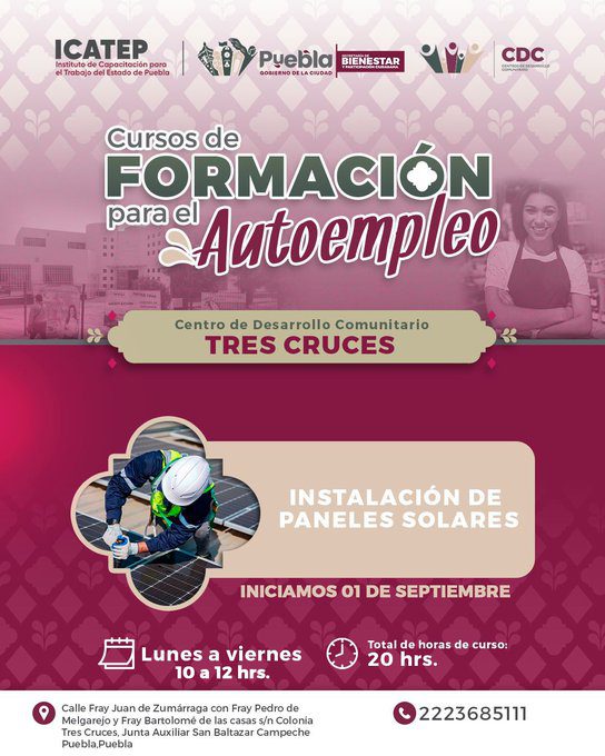 Anuncia Gobierno de Pepe Chedraui apertura de inscripciones para cursos gratuitos de capacitación en septiembre