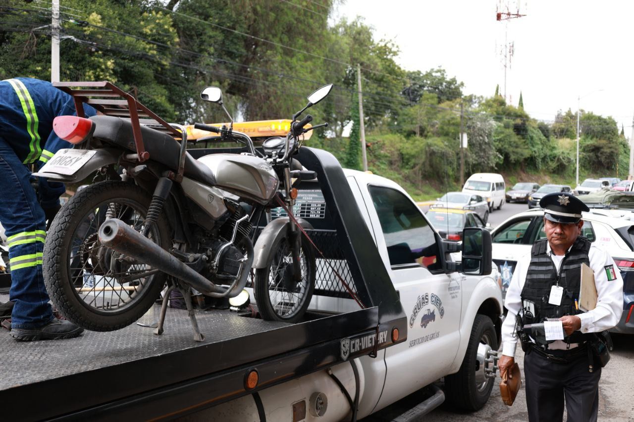 Con revisiones de motocicletas, inhibe SSP la comisión de delitos