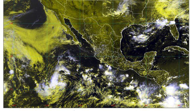 Se prevén lluvias muy fuertes para Durango, Sinaloa y Chiapas, así como fuertes en 13 estados de la República Mexicana