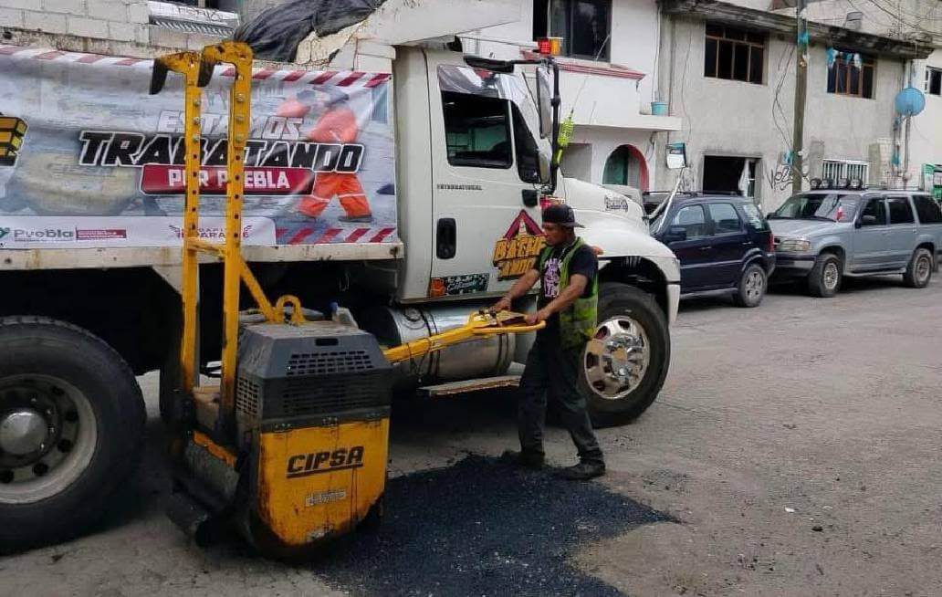 Campaña Capitalina Bacheando Puebla: avanza trabajos en 25 vialidades