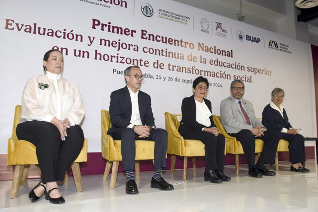 BUAP, sede del Primer Encuentro Nacional “Evaluación y mejora continua de la educación superior en un horizonte de transformación social”