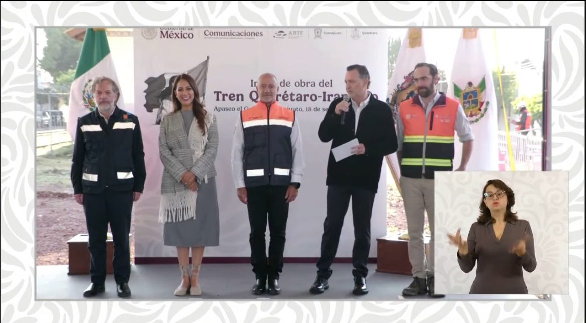 Arrancan obras del tramo Querétaro-Irapuato del Tren México–Querétaro