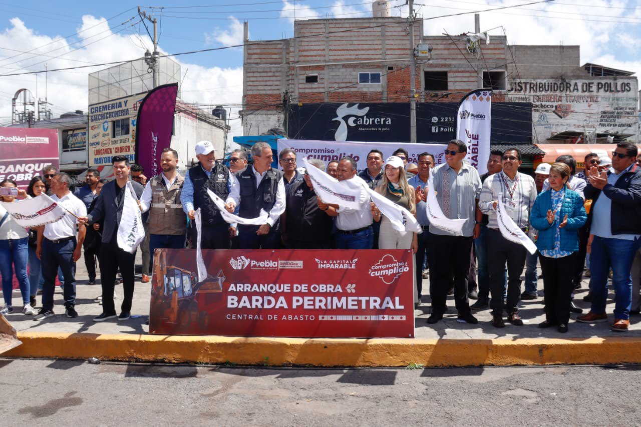 Arranca Pepe Chedraui construcción de Barda Perimetral en la Central de Abasto