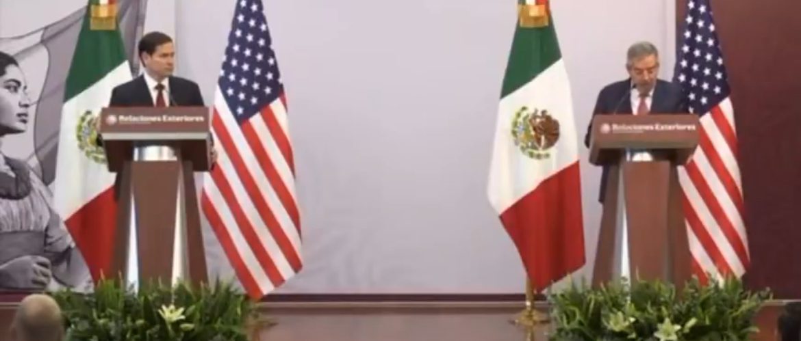 México y EE. UU. crean grupo de alto nivel para supervisar compromisos de seguridad