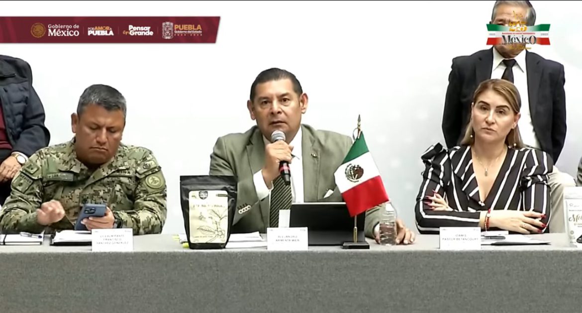 Armenta anuncia investigación sobre colusión entre políticos y criminales en Puebla