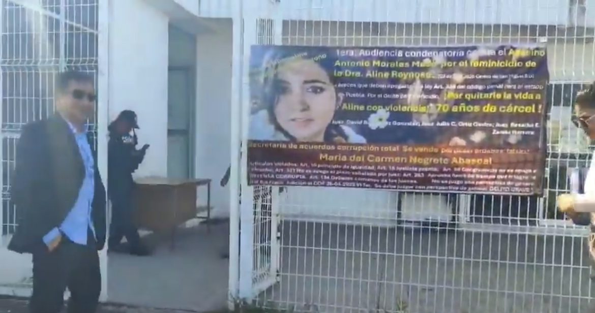 Inicia audiencia contra presunto feminicida de la doctora Aline Reynoso en Puebla