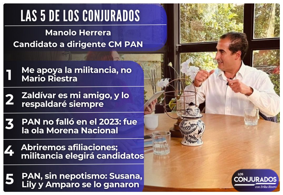 Las 5 de Los Conjurados con Manolo Herrera