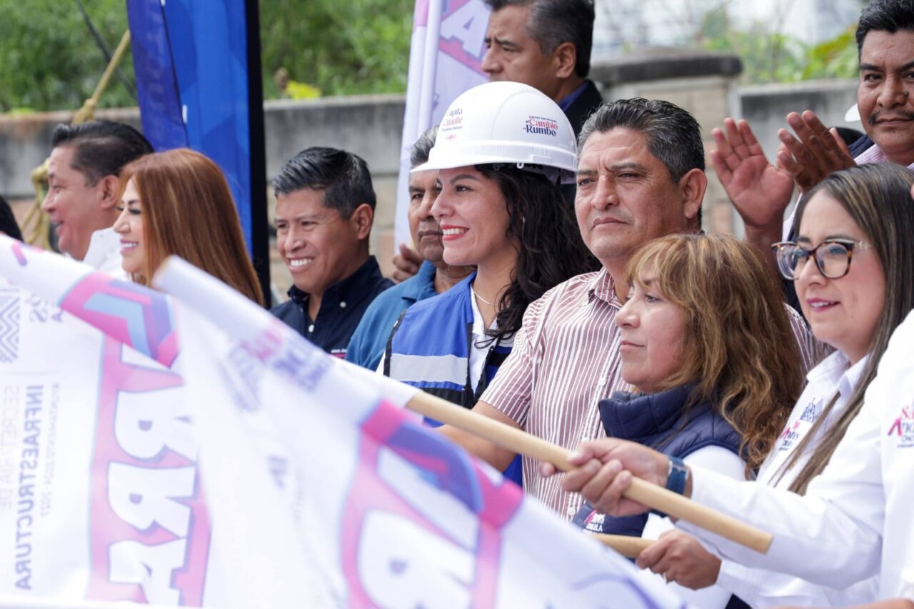 Fortalece Lupita Cuautle infraestructura urbana de San Andrés Cholula