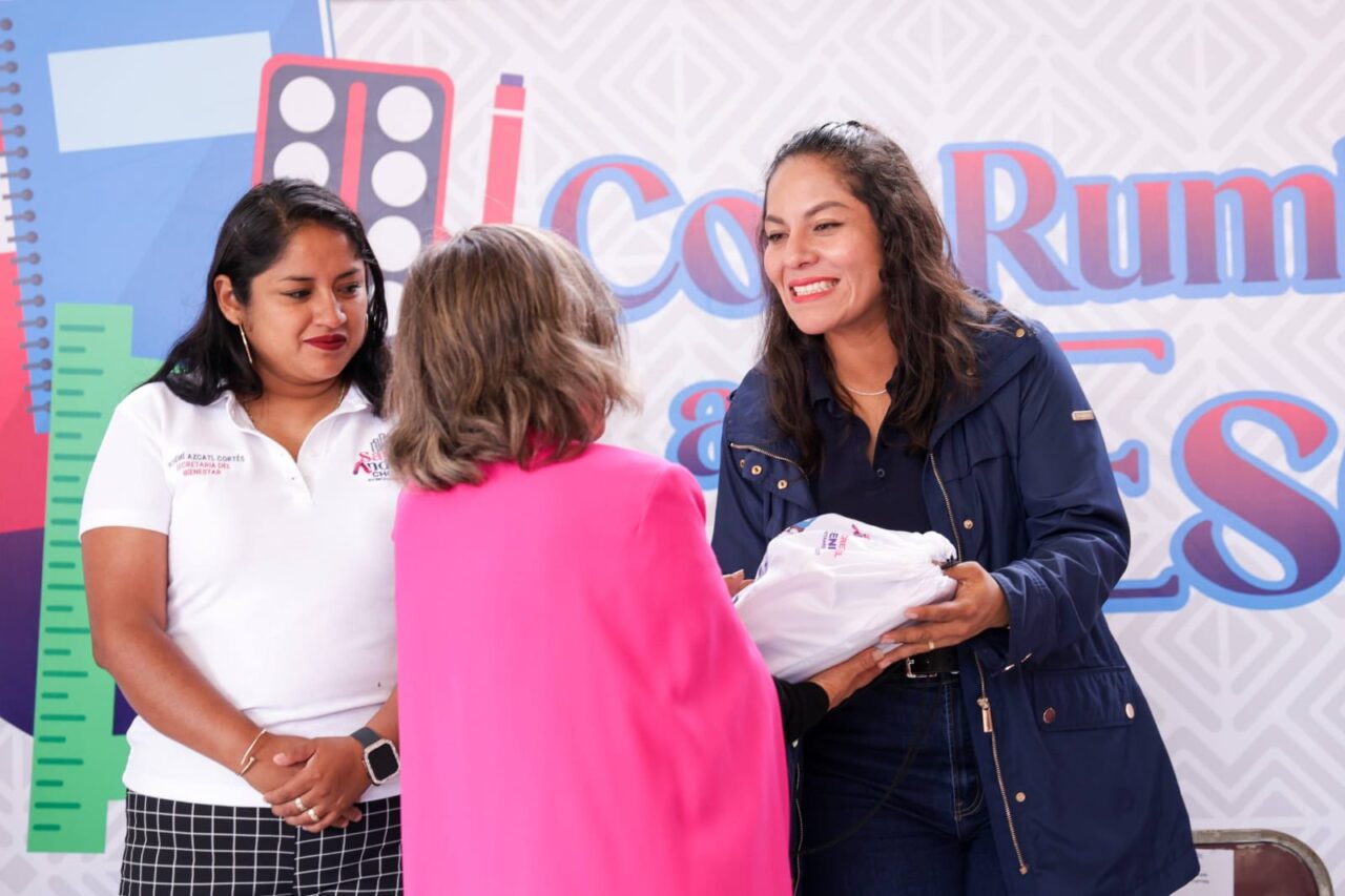 Garantiza Lupita Cuautle útiles escolares para todas y todos los estudiantes de primaria