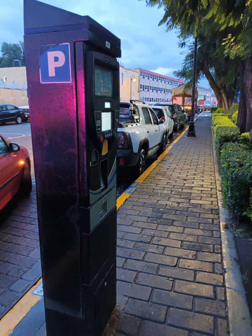 Parquímetros en San Pedro Cholula reanudan actividad