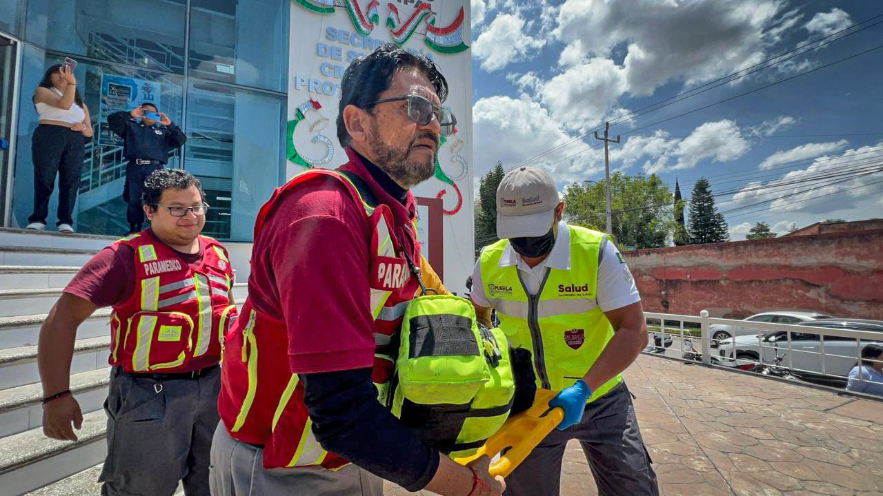 Cuautlancingo participó en el «Segundo Simulacro Nacional 2025»