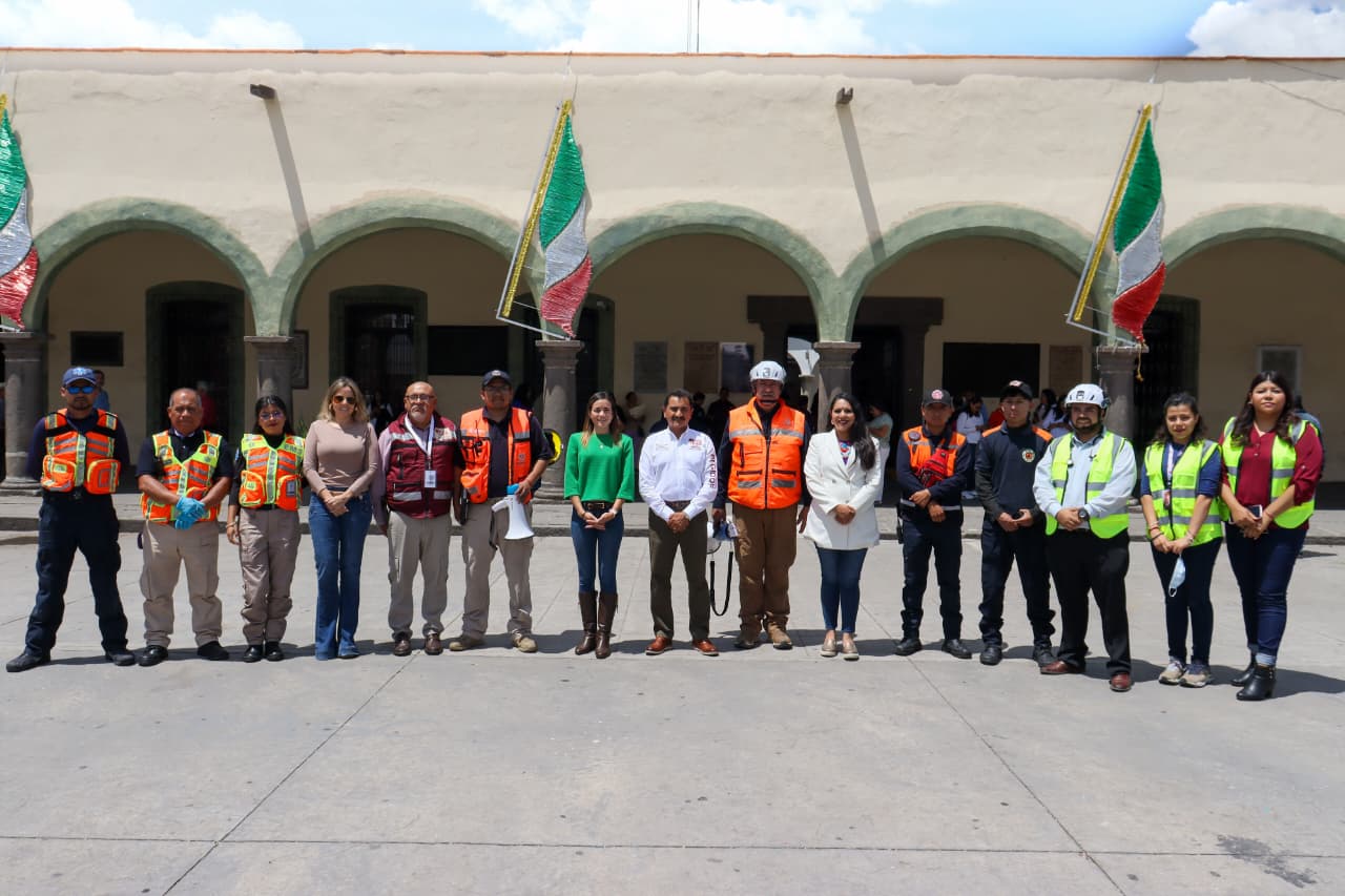 San Pedro Cholula se suma al Simulacro Nacional 2025