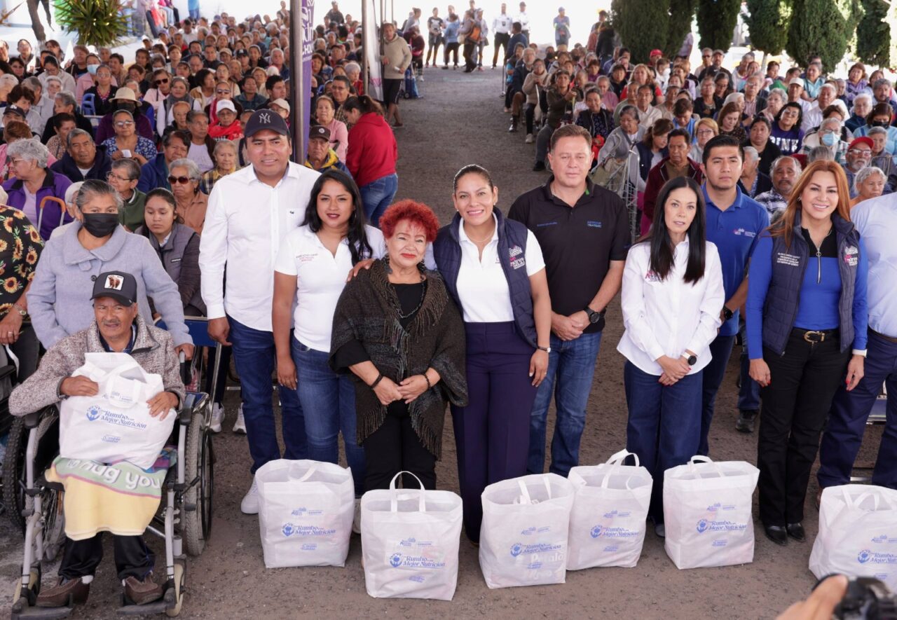 Avanza Lupita Cuautle con la cuarta entrega de apoyos alimentarios