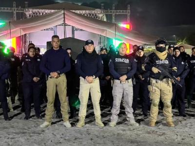 Policía Auxiliar brindó paz y seguridad en la Feria Regional de Chalchicomula