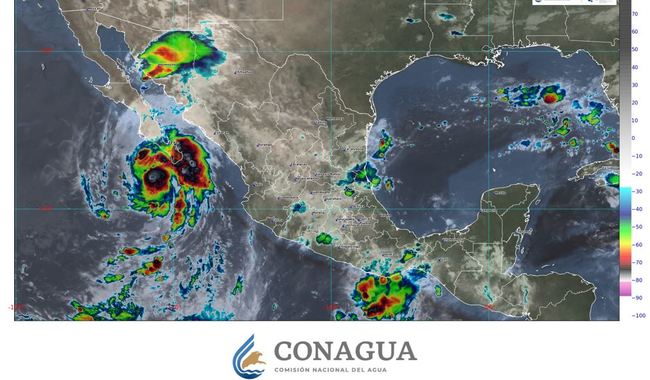 Lorena se intensificó a huracán categoría 1