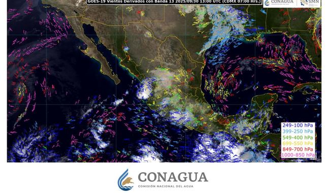 Se pronostican lluvias de fuertes a intensas en gran parte de México