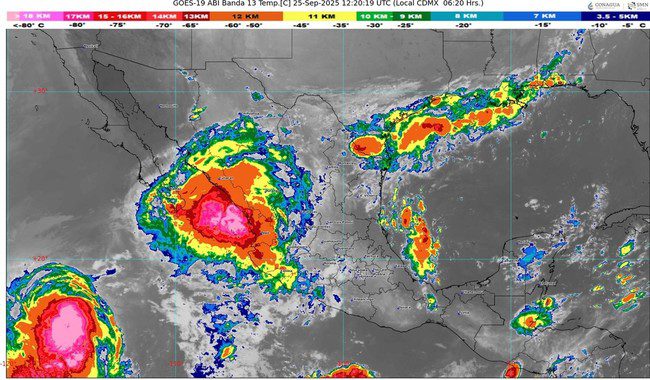 Continuará el ambiente de cálido a caluroso en la mayor parte del territorio nacional durante este día.