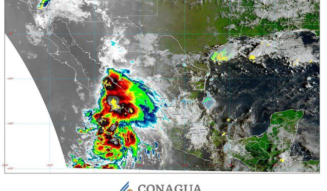 Para este martes se esperan lluvias de fuertes a intensas en la mayor parte de México