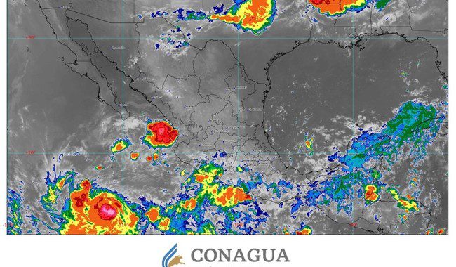 Prevalecerá el pronóstico de lluvias de fuertes a intensas 28 estados de México