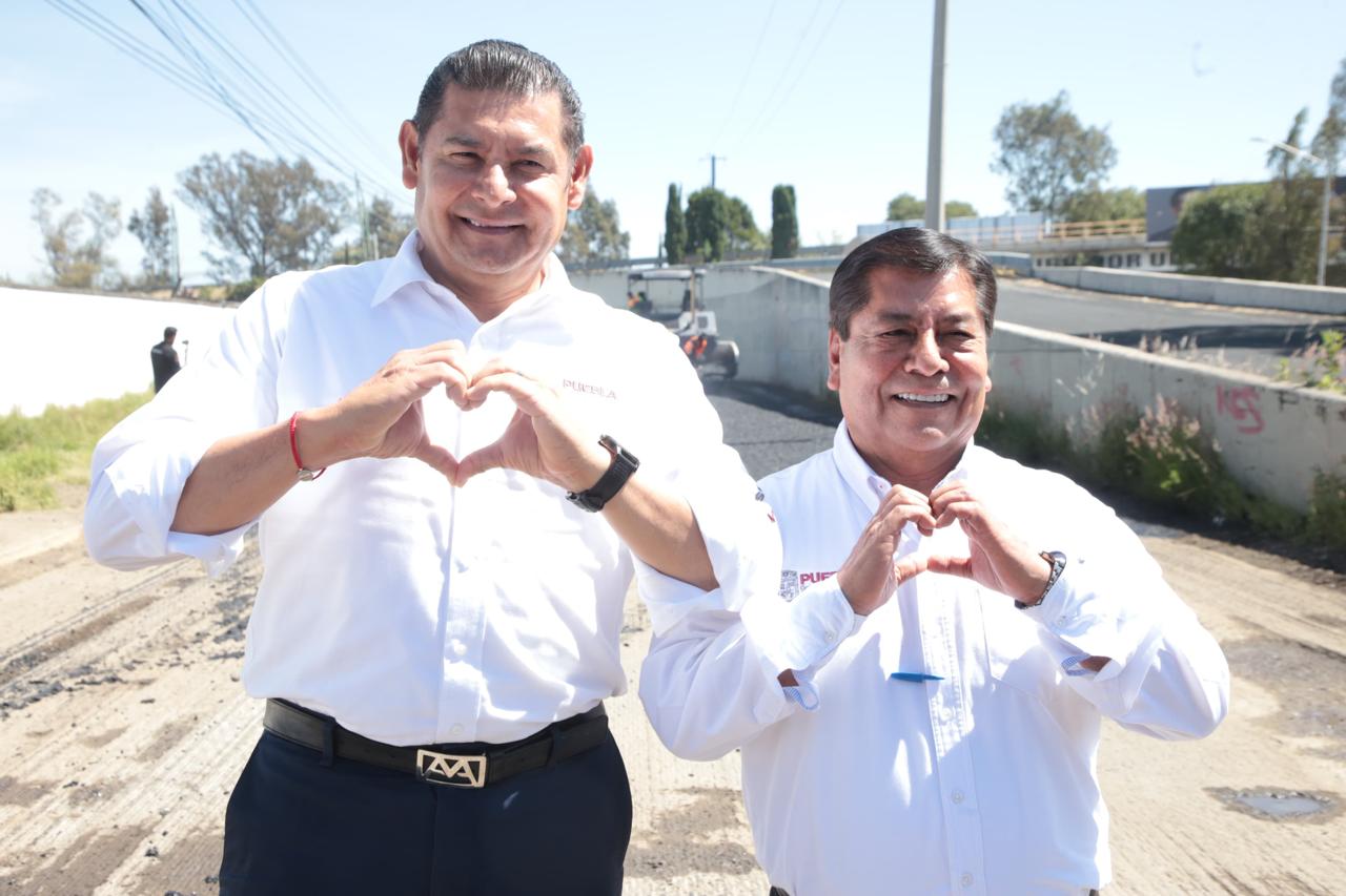 Avanza la reconstrucción de vialidades en Puebla y zona metropolitana