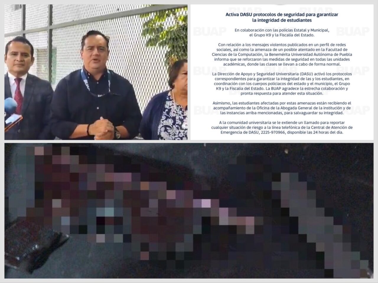 BUAP activa protocolos tras amenaza de tiroteo en la Facultad de Ciencias de la Computación