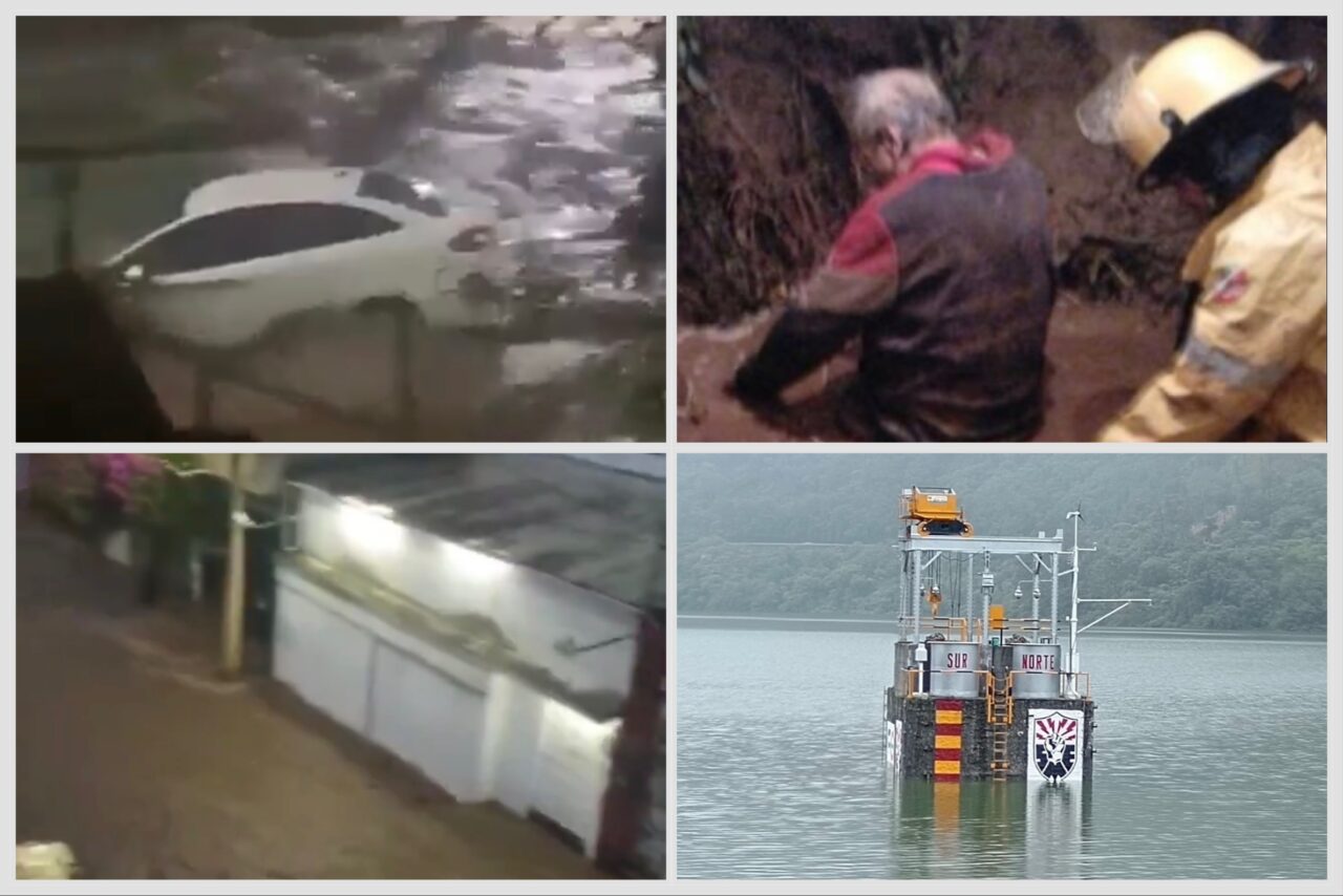 Tormenta tropical “Jerry” provoca desbordes e inundaciones en Puebla