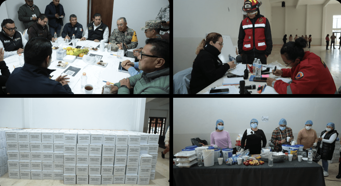 Refuerza gobierno atención médica y apoyo tras afectaciones en la Sierra Norte