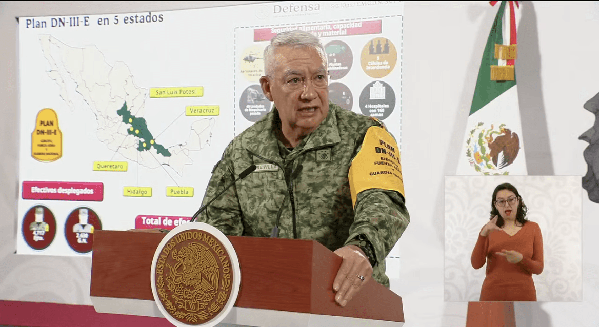 Ejército activa Plan DN-III-E en Puebla tras intensas lluvias