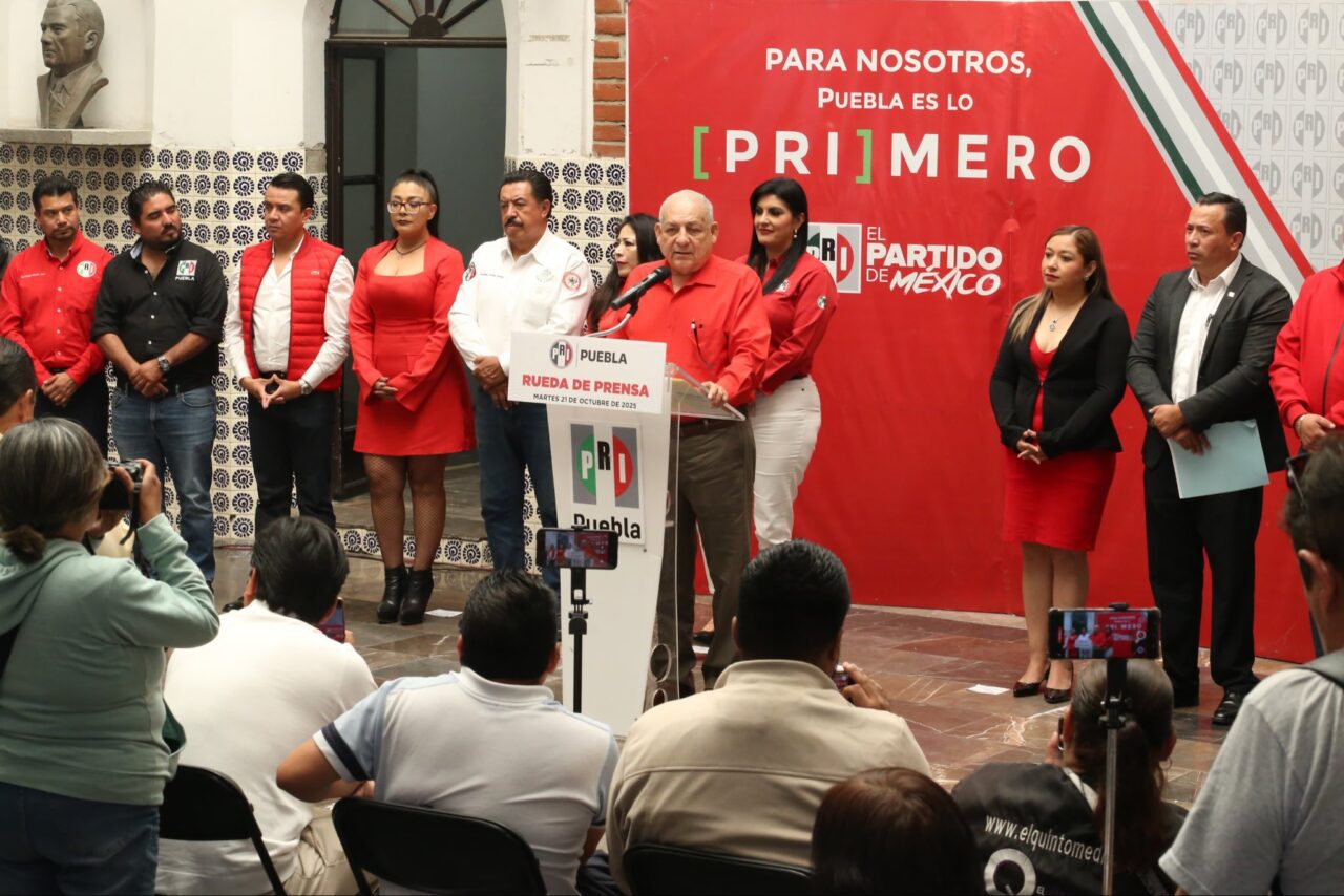PRI Puebla minimiza renuncias y afina estrategia rumbo a 2027