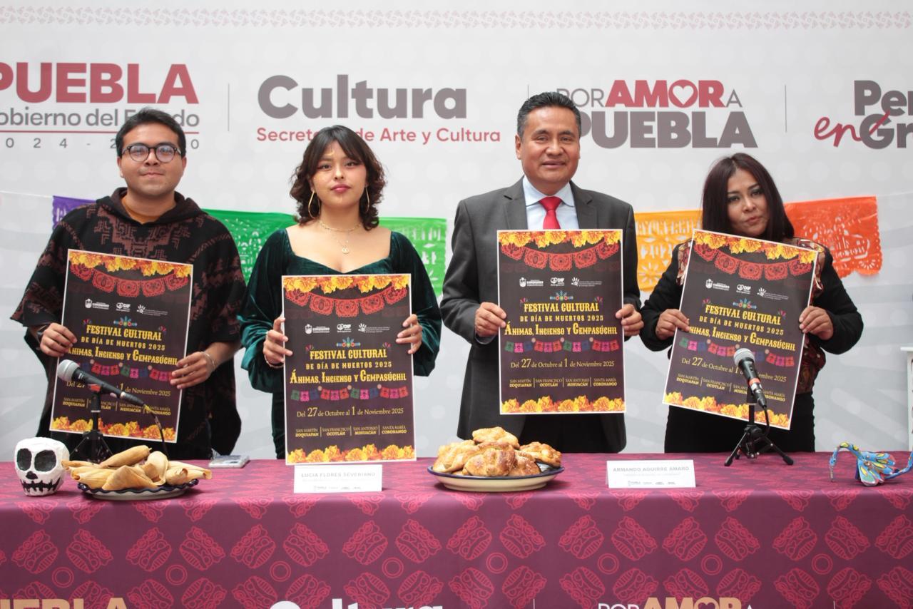 Coronango invita a las actividades del Festival “Ánimas, incienso y cempasúchil”